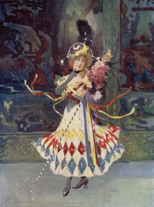 Slečna Katie Seymour v The Runaway Girl (barevná fotografie) od English Photographer